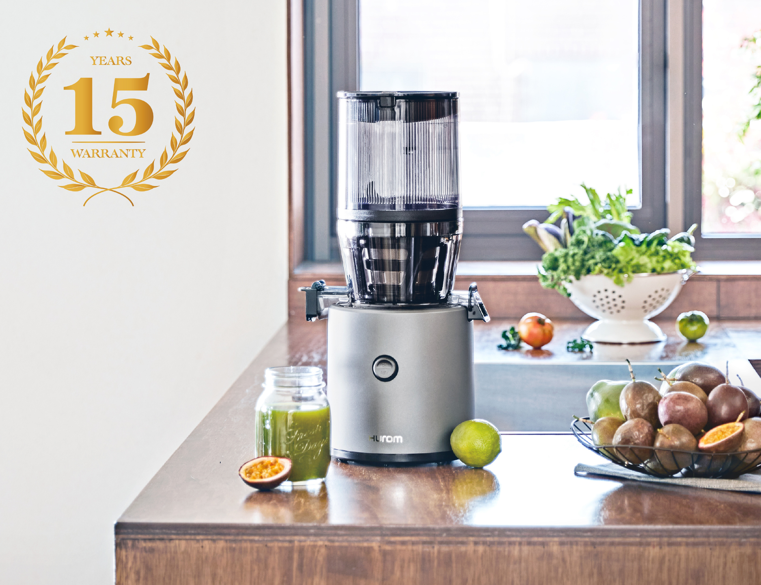 Enjoy an even healthier lifestyle with the reliable Hurom!