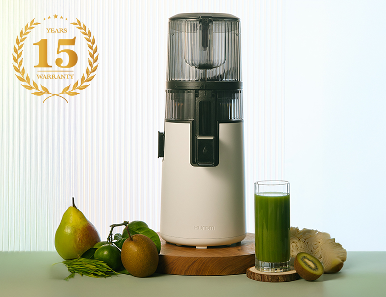 Enjoy an even healthier lifestyle with the reliable Hurom!